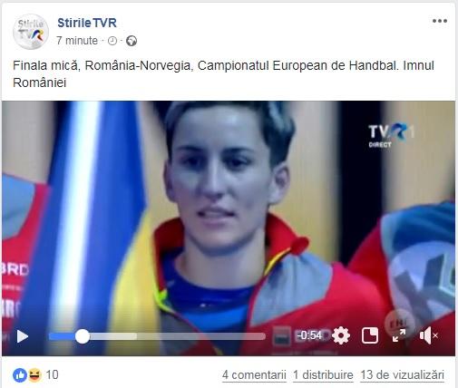 România-Olanda la Campionatul European de Handbal feminin ...