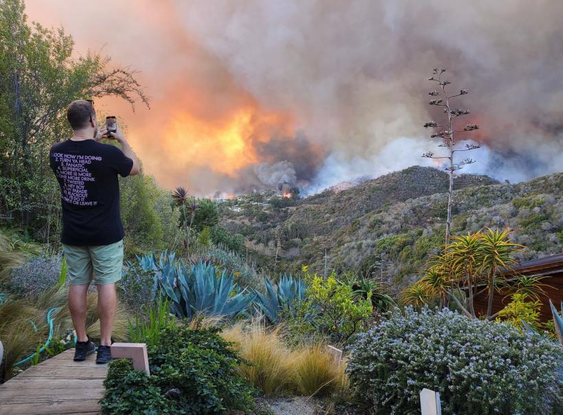 Spencer Pratt a filmat momentul în care incendiul din Los Angeles i-a mistuit casa: „Coșmarul a devenit realitate”