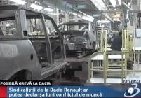 Salariaţii Dacia ameninţă cu greva 

