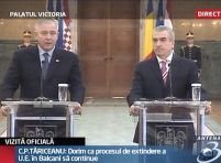 Premierul Croaţiei în vizită oficială în România