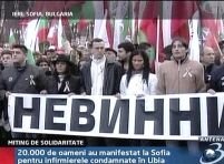 Bulgaria. Miting de solidaritate 
