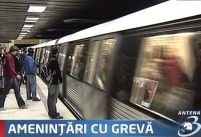 Metroul bucureştean va intra în grevă