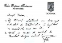 Biletul trimis de Tăriceanu lui Băsescu - la Parchet