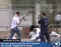 Israel. Simulare de atac terorist