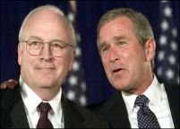 Cheney face glume pe seama lui Bush şi Al Gore