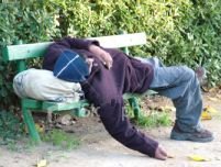 

Imigranţii români dorm în tufişurile din Hyde Park
