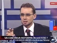 Tudor Chiuariu: reforma în justiţie va continua