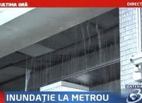 Staţia de metrou din Piaţa Victoriei a fost inundată