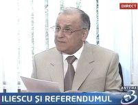 Iliescu: Mergeţi la vot şi spuneţi DA!