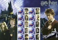
Colecţie de timbre cu volumele Harry Potter
