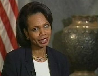 Condoleeza Rice în vizită la Madrid