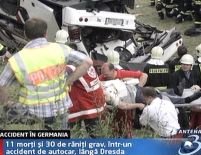 Accident de autocar în Germania. 13 morţi