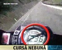 Un motociclist s-a filmat mergând cu 300km/h (video)