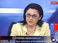 Andronescu: BAC-ul ar trebui regândit
