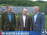 Întâlnire Bush-Putin în SUA, în cadru neoficial (video)