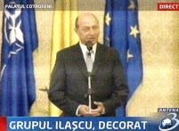 Grupul Ilaşcu decorat cu 'Steaua României'