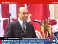 Băsescu: Trebuie să mulţumim SUA pentru sprijinul acordat României