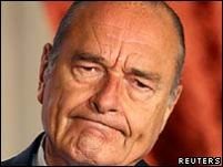 Chirac a sforăit în timpul discursului unui oficial american