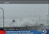 Japonia. Un puternic taifun va lovi capitala