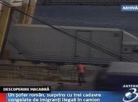 Italia. Şofer surprins cu 3 cadavre congelate în camion