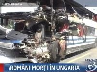 7 români au murit într-un accident rutier în Ungaria <b><font color=red>(VIDEO ŞI GALERIE FOTO)</font></b>