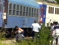 Un tren a deraiat la Sibiu după ce a lovit un cal