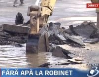 Oraşul Vaslui a rămas fără apă după explozia unei conducte