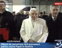 Papa Benedict al XVI-lea vizitează Austria