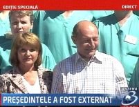 Traian Băsescu s-a externat şi se simte excelent <font color=red>(VIDEO)</font>