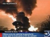 Explozie în Mexic. 37 de morţi şi 150 de răniţi <font color=red>(VIDEO)</font>