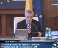 Tăriceanu a schimbat componenţa Comisiei Prezidenţiale care anchetează miniştri