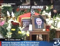 Antonie Iorgovan a fost înmormântat la Cimitirul Bellu