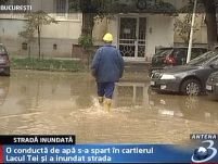 Inundaţie de proporţii într-un cartier bucureştean