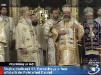 Patriarhul Daniel a oficiat liturghia de hramul Cuvioasei Paraschiva la Iaşi <font color=red>(VIDEO)</font>