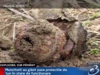 6 proiectile în stare de funcţionare descoperite în Mureş