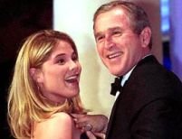 În familia Bush, aşa tată, aşa fiică. Jenna Bush şi-a sunat tatăl într-o emisiune TV <font color=red>(VIDEO)</font>