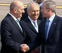 Preşedintele Bush vizitează pentru prima oară Israelul