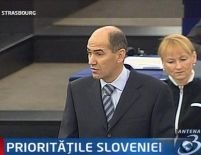Premierul Sloveniei prezintă priorităţile preşedinţiei Uniunii Europene