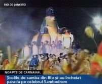 Carnavalul de la Rio. Şcolile de samba şi-au încheiat defilarea <font color=red>(VIDEO)</font>
