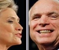 Clinton câştigă în Texas. McCain, învestit oficial pentru prezidenţiale