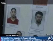 Italia. Carabinierii au prins o bandă de români care vindea copii nou-născuţi