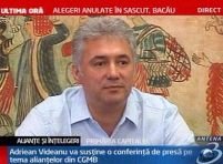 Videanu: Îmi asum eşecul alegerilor alături de Vasile Blaga