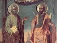 Credincioşii ortodocşi sărbătoresc ziua Sfinţilor Apostoli Petru şi Pavel