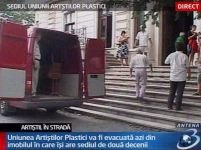 Uniunea Artiştilor Plastici, evacuată după retrocedarea clădirii în care îşi are sediul