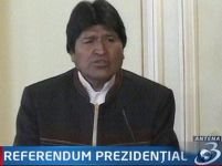 Bolivienii se pronunţă prin referendum asupra demiterii preşedintelui Evo Morales