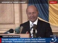 Băsescu, despre conflictul din Caucaz: România nu susţine sancţionarea Federaţiei Ruse