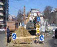 Accident rutier la Arad din cauza semnalizării necorespunzătoare a lucrărilor de pe şosea