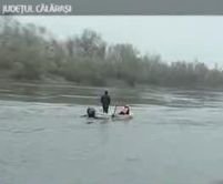 Şlepul românesc scufundat în Dunăre a fost localizat