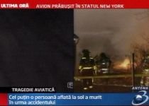 Un avion s-a prăbuşit peste o casă din statul New York. 50 de persoane au murit (VIDEO)