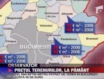 Preţurile terenurilor din Bucureşti au scăzut cu 30 de procente